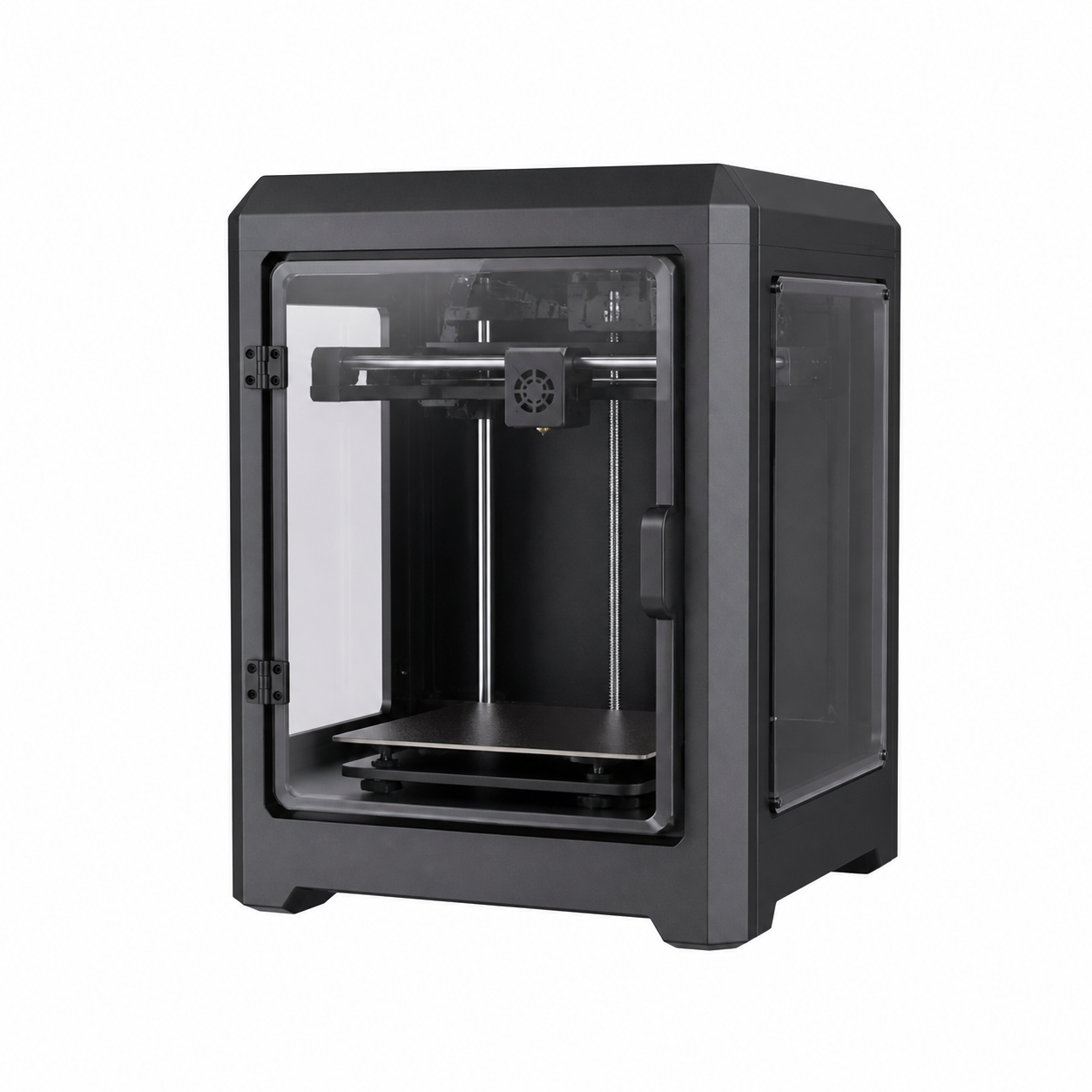 DRAIXCOR MakerForge M1 Enclosed 3D Printer, Heated Print Bed, Guided Calibration, Quiet Chamber, EU Plug and Filament